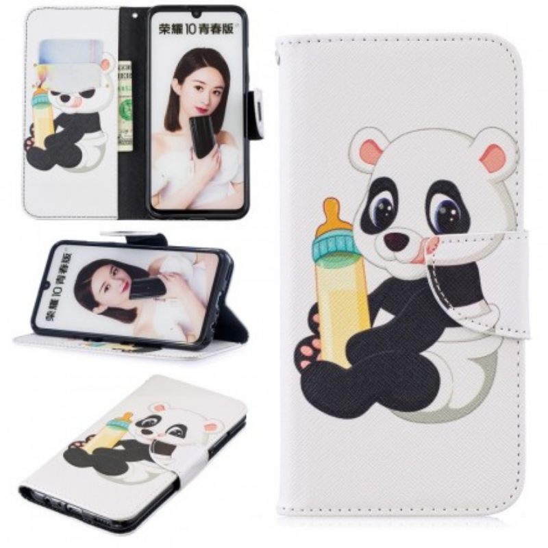 δερματινη θηκη Huawei P Smart 2019 / Honor 10 Lite Baby Panda