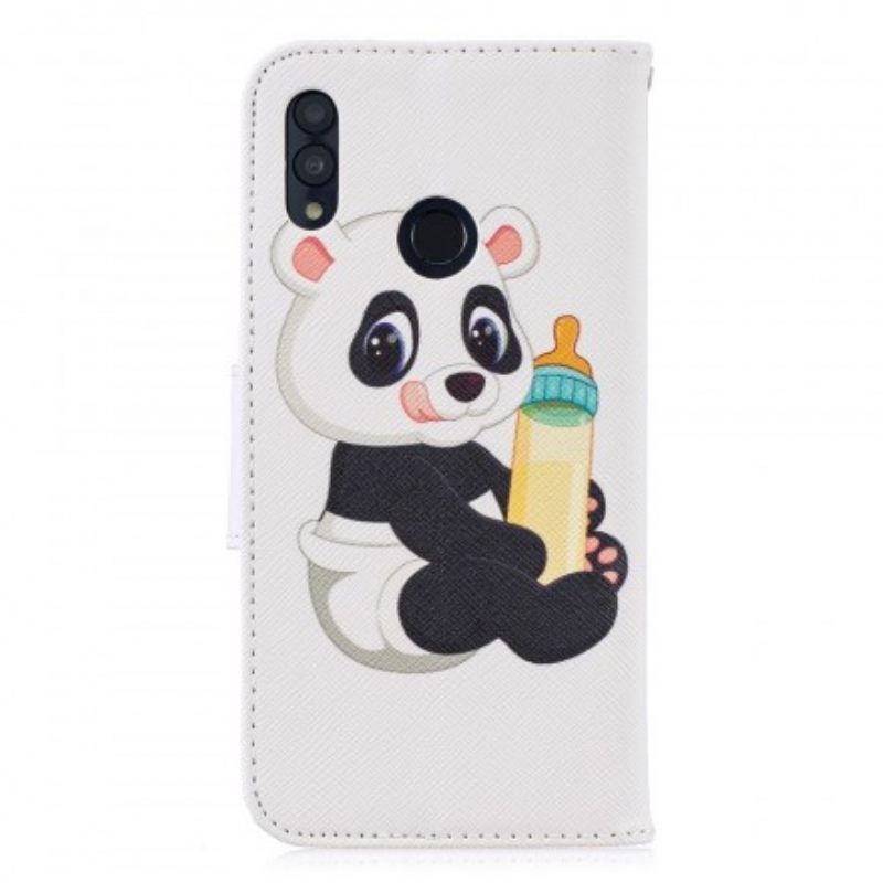 δερματινη θηκη Huawei P Smart 2019 / Honor 10 Lite Baby Panda