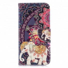 Κάλυμμα Huawei P Smart 2019 / Honor 10 Lite Mandala Ethnic Elephants