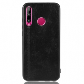 Θήκη Huawei P Smart 2019 / Honor 10 Lite Δερμάτινη Ραφή Σε Στυλ