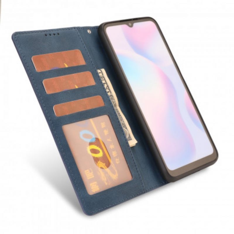 δερματινη θηκη Xiaomi Redmi 9A Δερμάτινη Ματ Επιφάνεια