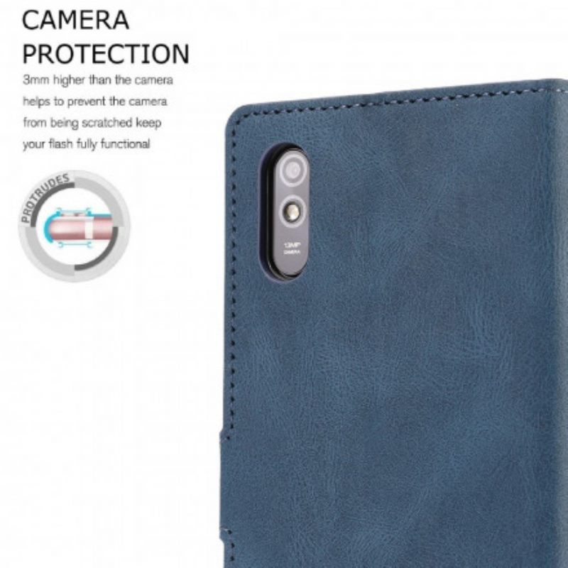 δερματινη θηκη Xiaomi Redmi 9A Δερμάτινη Ματ Επιφάνεια