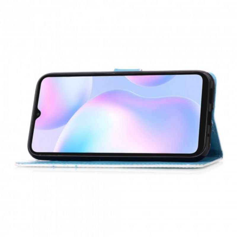Κάλυμμα Xiaomi Redmi 9A με κορδονι Λουράκι Πεταλούδας Του Πύργου Του Άιφελ