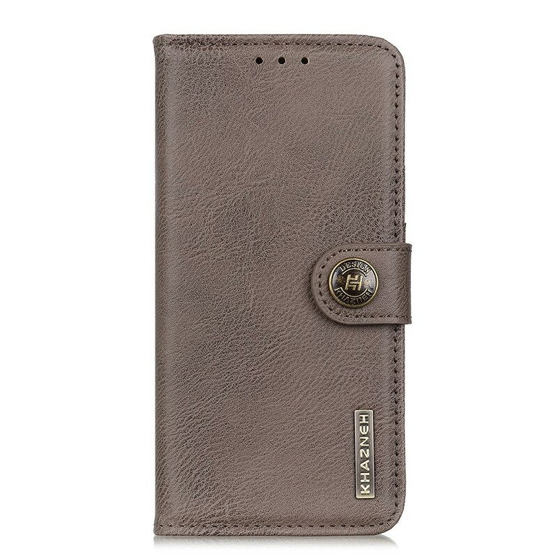Θήκη Flip Xiaomi Redmi 9A Απομίμηση Δέρματος Khazneh