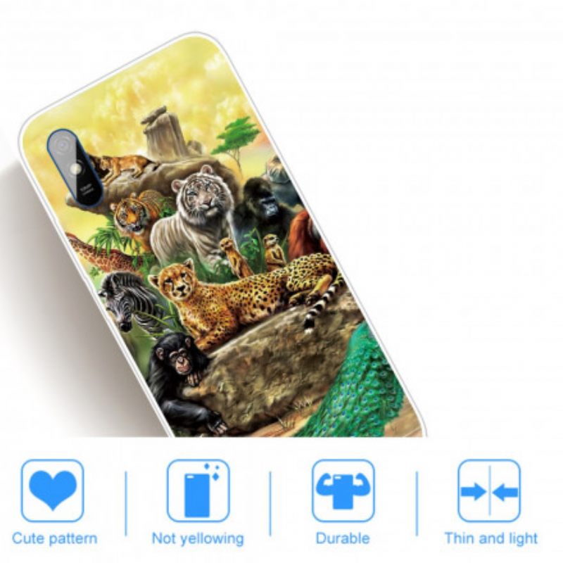 Θήκη Xiaomi Redmi 9A Ζώα Σαφάρι