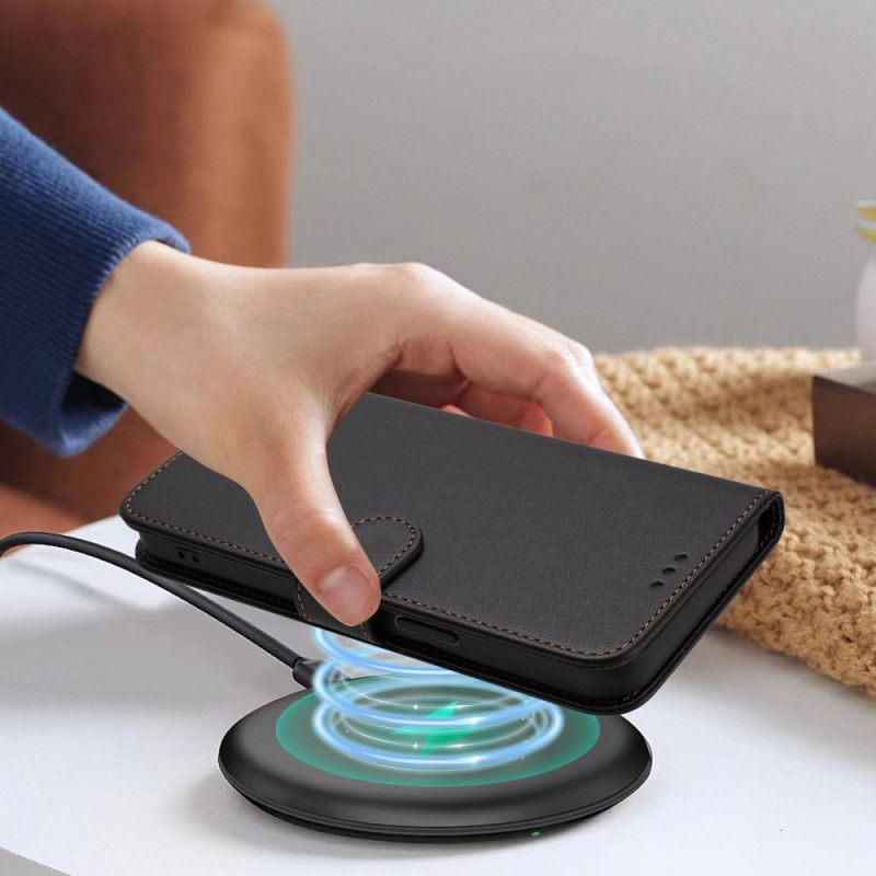 Δερματινη Θηκη Xiaomi 17 Pro Απλό Δερμάτινο Εφέ Σιλικόνης