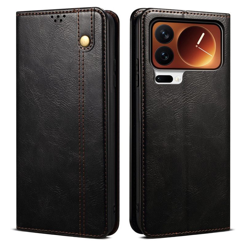 Δερματινη Θηκη Xiaomi 17 Pro Κερωμένο Δέρμα (fax Leather)