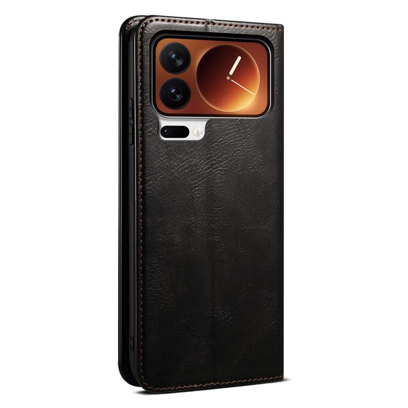 Δερματινη Θηκη Xiaomi 17 Pro Κερωμένο Δέρμα (fax Leather)