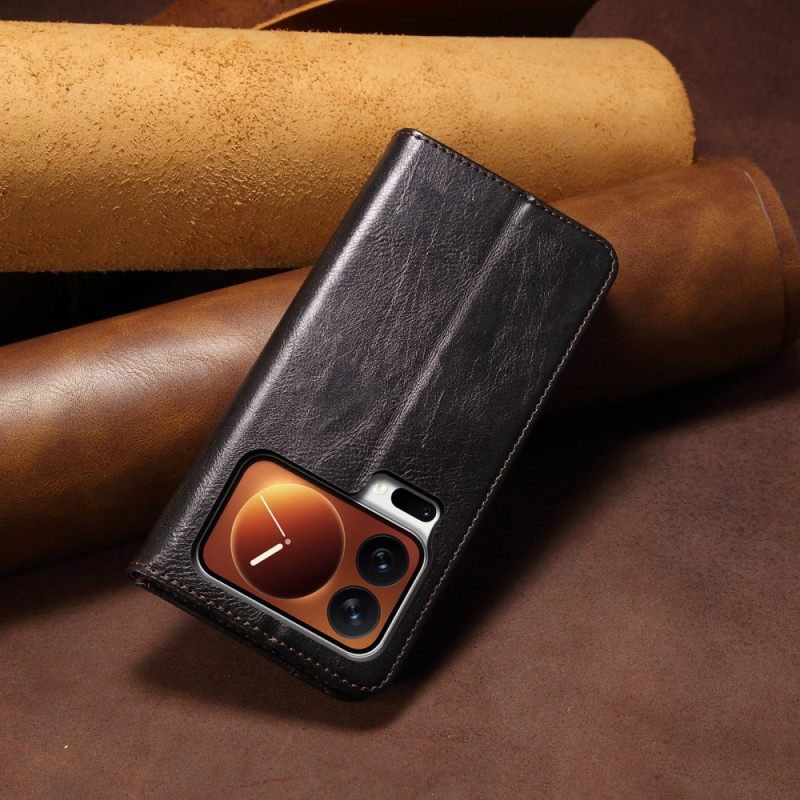 Δερματινη Θηκη Xiaomi 17 Pro Κερωμένο Δέρμα (fax Leather)