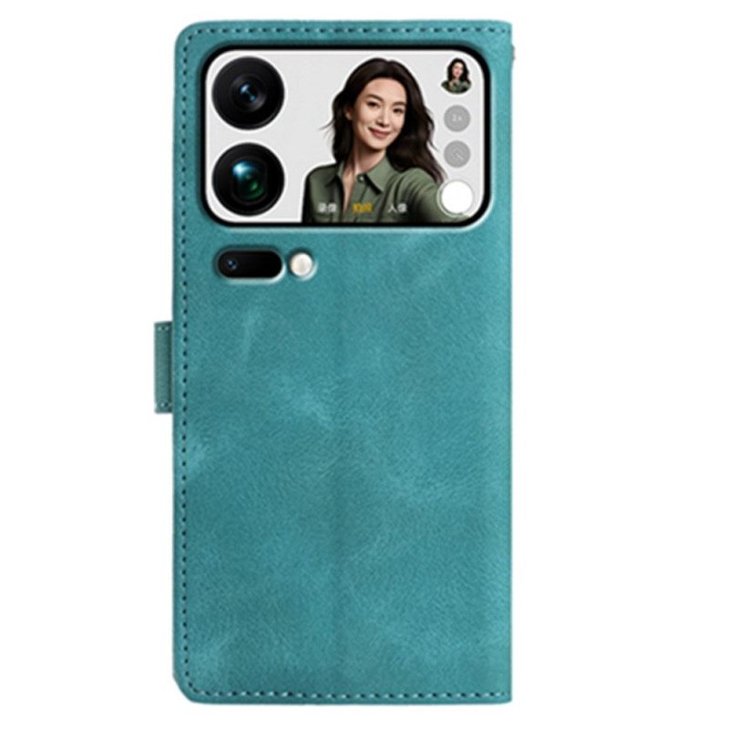 Δερματινη Θηκη Xiaomi 17 Pro Κήπος Με Λουλούδια