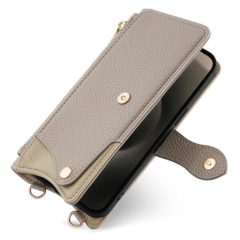 Δερματινη Θηκη Xiaomi 17 Pro Πορτοφόλι Με Αλυσίδα