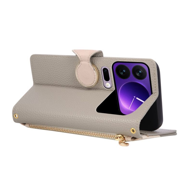 Δερματινη Θηκη Xiaomi 17 Pro Πορτοφόλι Με Φερμουάρ