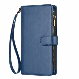 Δερματινη Θηκη Xiaomi 17 Pro Πορτοφόλι Με Φερμουάρ Και Λουράκι