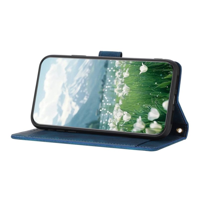 Δερματινη Θηκη Xiaomi 17 Pro Πορτοφόλι Με Σχέδιο Τουλίπας