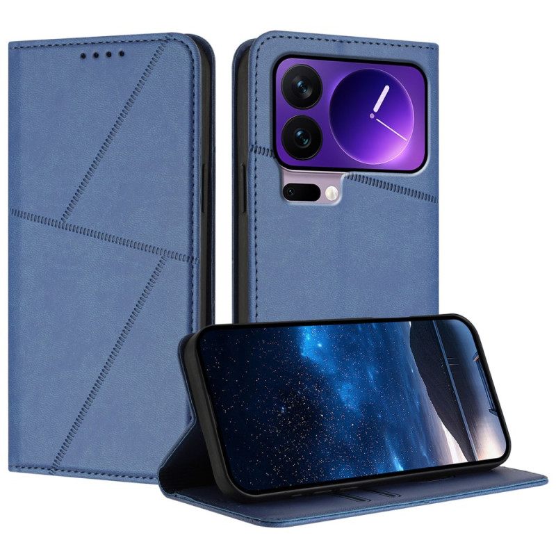 Δερματινη Θηκη Xiaomi 17 Pro Σχεδιασμός Γραμμών Σιλικόνης