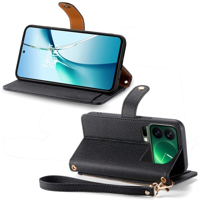 Δερματινη Θηκη Xiaomi 17 Pro Σχέδιο Καρδιάς Με Μπλοκάρισμα Rfid