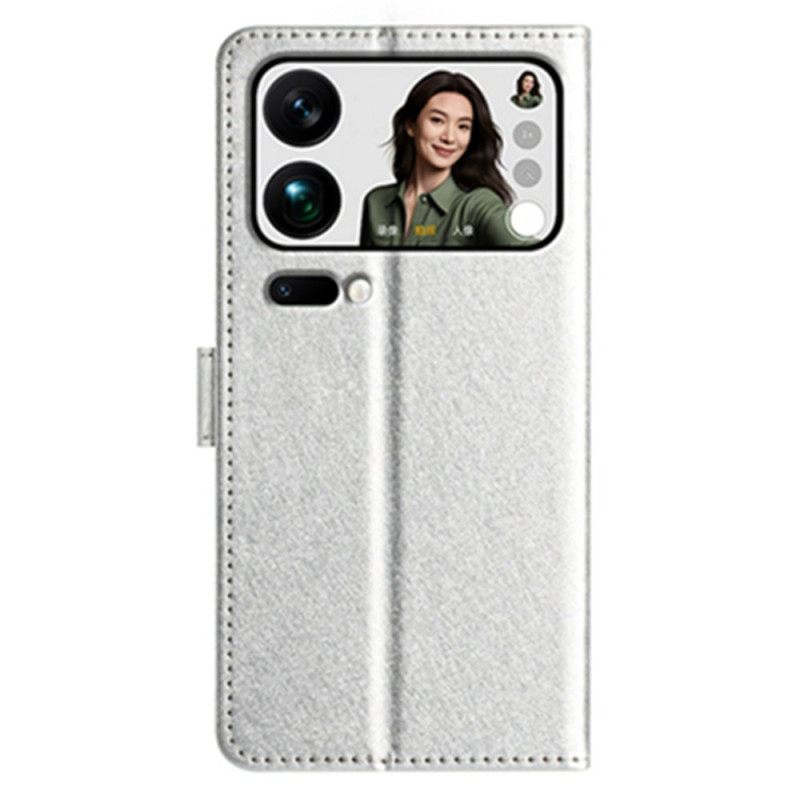 Δερματινη Θηκη Xiaomi 17 Pro Υφή Μεταξιού