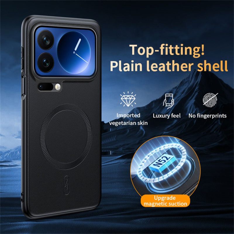 Κάλυμμα Xiaomi 17 Pro Μαγνητικό Κάλυμμα Από Τεχνητό Δέρμα Σιλικόνης