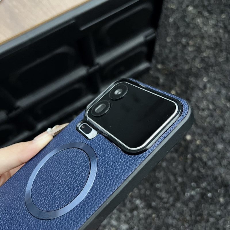 Κάλυμμα Xiaomi 17 Pro Μαγνητικό Με Υφή Λίτσι