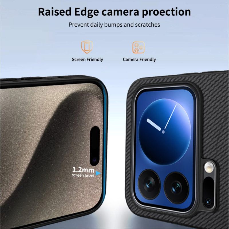 Κάλυμμα Xiaomi 17 Pro Magsafe Ανθρακονήματα Σιλικόνης