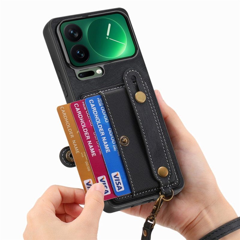 Κάλυμμα Xiaomi 17 Pro Θέσεις Κάρτας Και Λουράκι