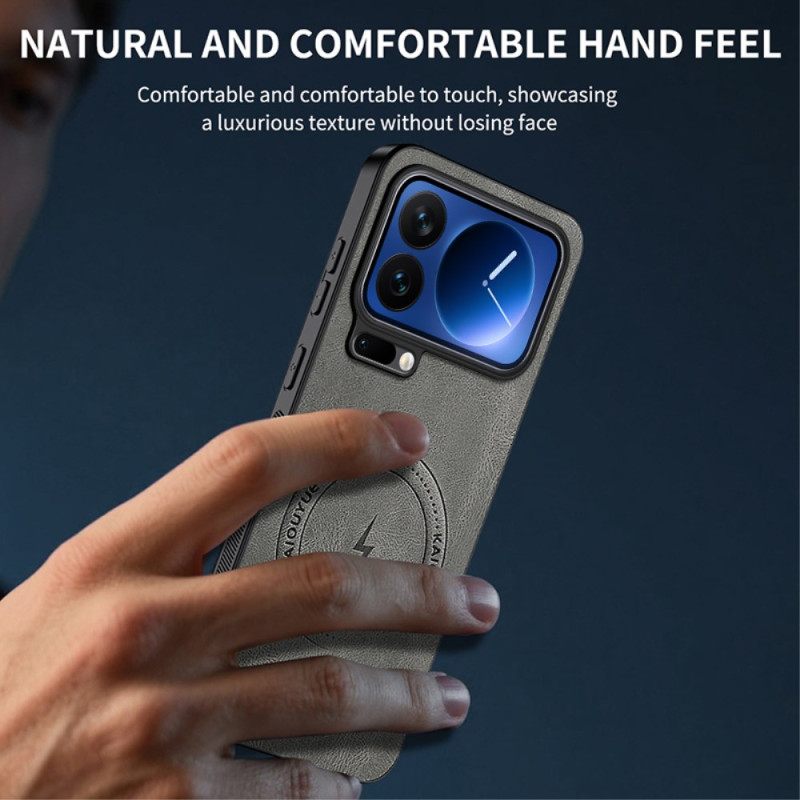 Κάλυμμα Xiaomi 17 Pro Θήκες Κινητών Δερμάτινο Εφέ Magsafe