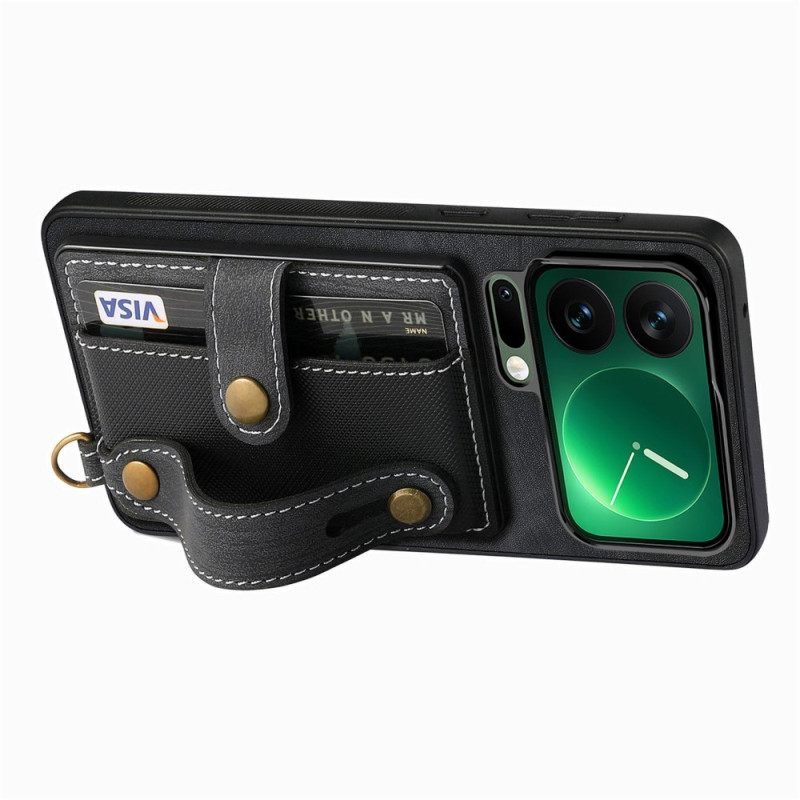 Κάλυμμα Xiaomi 17 Pro Θήκη Καρτών Και Βάση Στήριξης Σιλικόνης