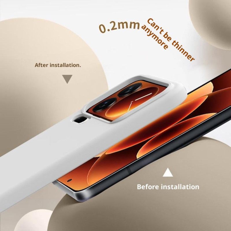 Κάλυμμα Xiaomi 17 Pro Υγρή Σιλικόνη Και Ενισχυμένη Προστασία
