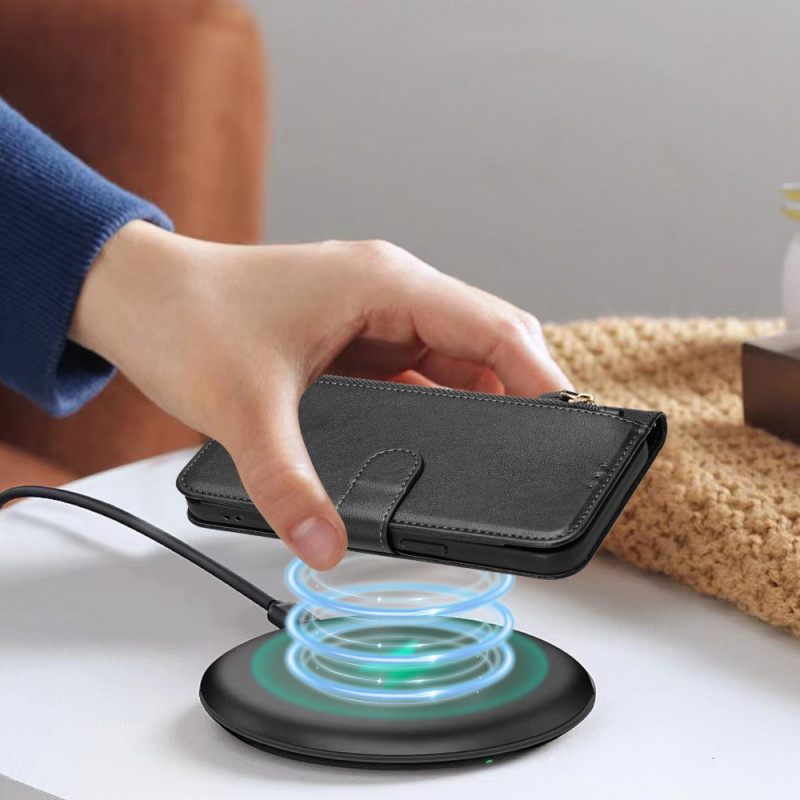 Θηκη Κινητου Xiaomi 17 Pro Τσέπη Με Φερμουάρ Και Πολλαπλές Υποδοχές Καρτών