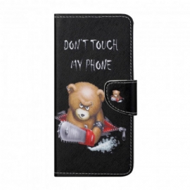 δερματινη θηκη Xiaomi Redmi Note 10 Pro Επικίνδυνη Αρκούδα