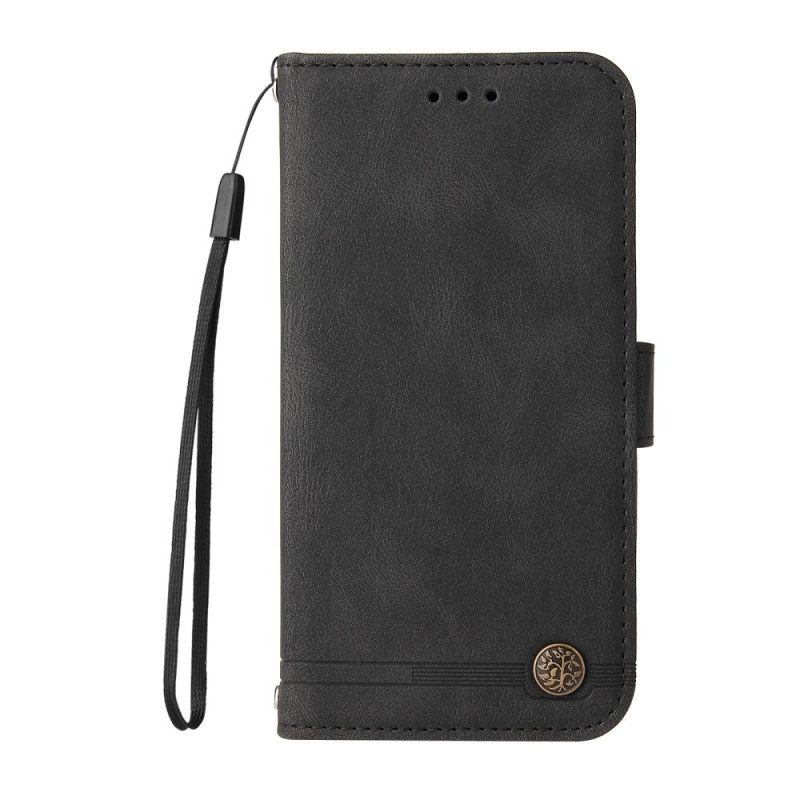 Κάλυμμα Xiaomi Redmi Note 10 Pro Πριτσίνι Και Λουράκι Από Απομίμηση Δέρματος