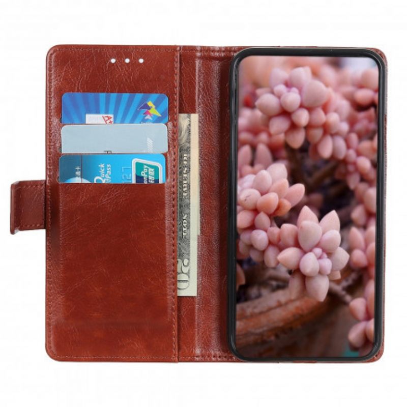 Κάλυμμα Xiaomi Redmi Note 10 Pro Vintage Rivets Nappa Leather Style