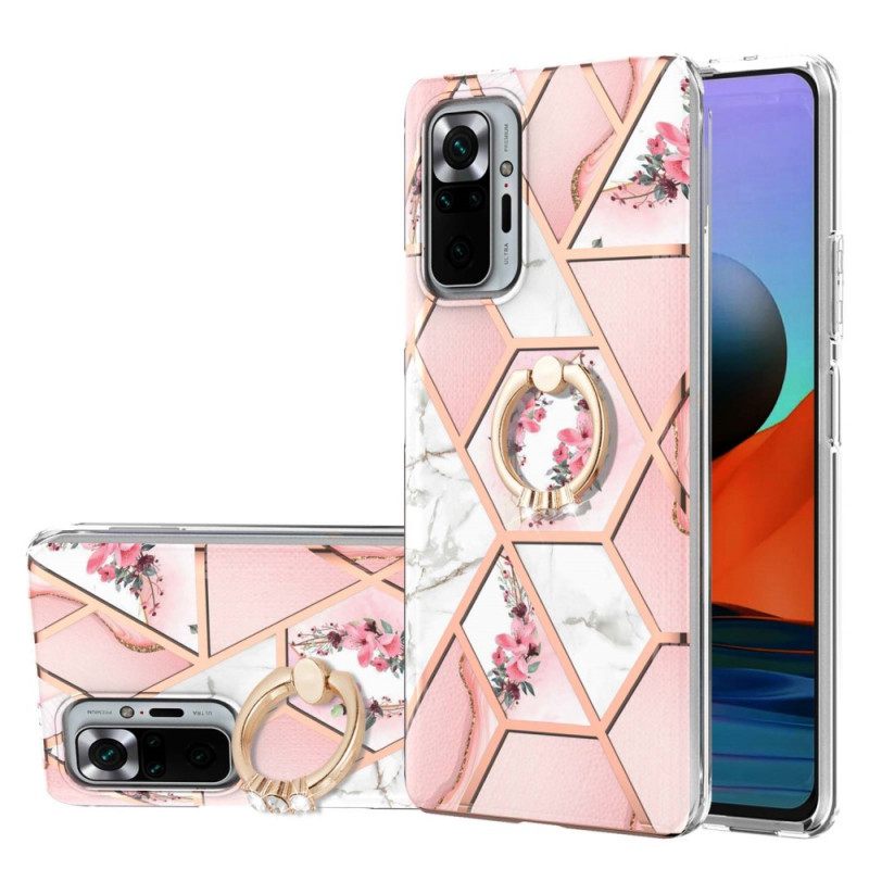 θηκη κινητου Xiaomi Redmi Note 10 Pro Δαχτυλίδι-υποστήριξη Λουλούδια
