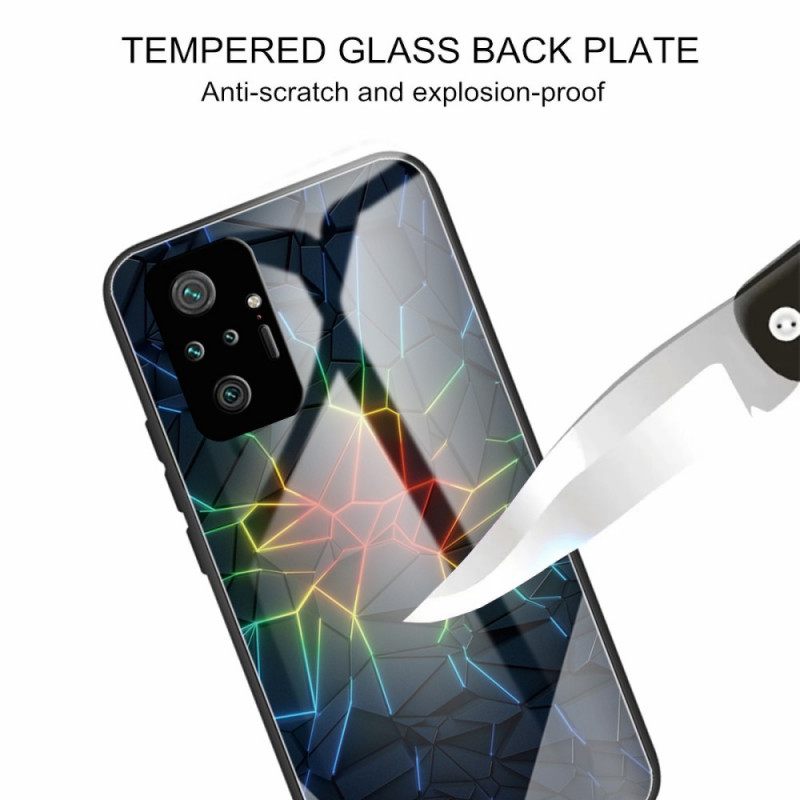 θηκη κινητου Xiaomi Redmi Note 10 Pro Γυαλί Σκληρυμένο Με Γεωμετρία