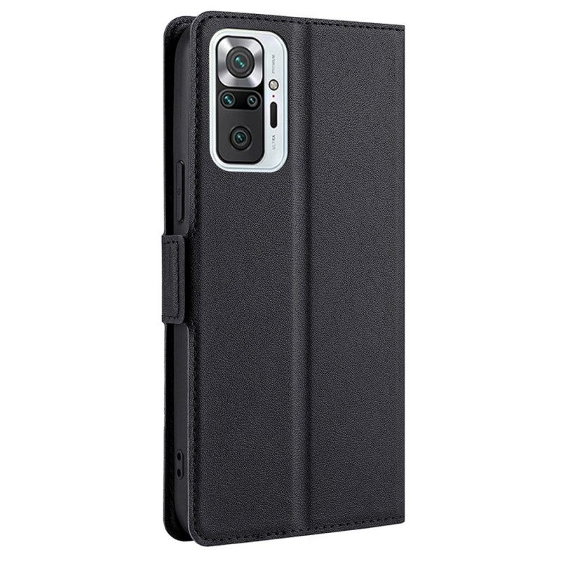 θηκη κινητου Xiaomi Redmi Note 10 Pro Θήκη Flip Εξαιρετικά Λεπτό Δέρμα