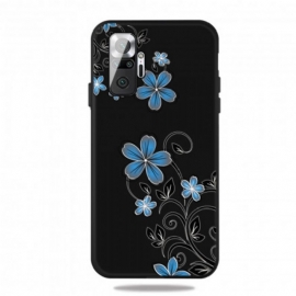 Θήκη Xiaomi Redmi Note 10 Pro Μπλε Λουλούδια