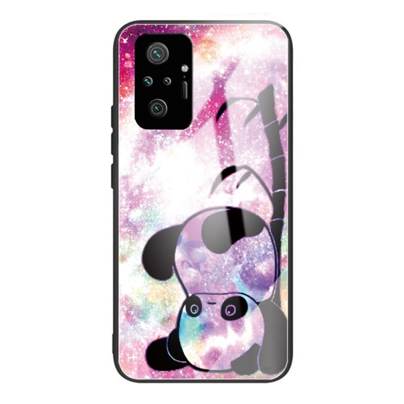 Θήκη Xiaomi Redmi Note 10 Pro Tempered Glass Panda And Bamboo