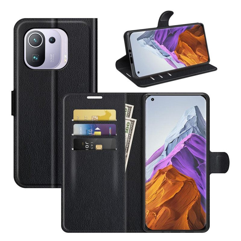 Κάλυμμα Xiaomi Mi 11 Pro Κλασικό Δερμάτινο Εφέ Litchi