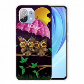 Θήκη Xiaomi Mi 11 Pro Ευέλικτες Κουκουβάγιες Αγάπης