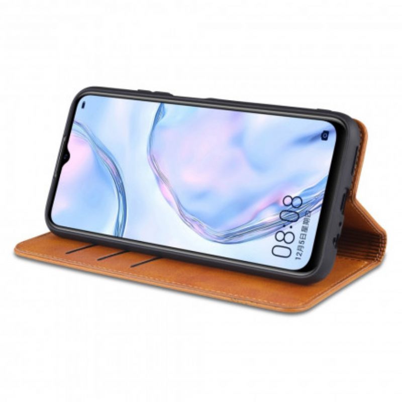 θηκη κινητου Vivo Y72 5G Θήκη Flip Δερμάτινο Στυλ Azns