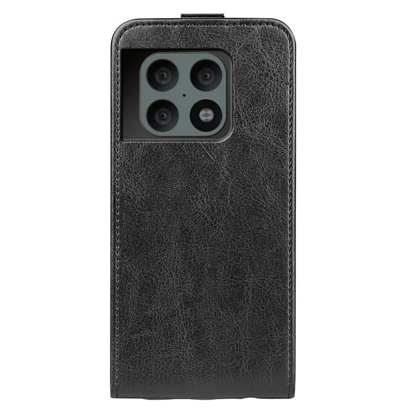 δερματινη θηκη OnePlus 10 Pro 5G Θήκη Flip Δερμάτινο Εφέ Κάθετου Πτερυγίου