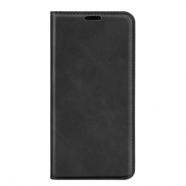 θηκη κινητου OnePlus 10 Pro 5G Θήκη Flip Εφέ Από Μαλακό Δέρμα Μετάξι