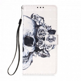 Θήκη Flip Xiaomi Mi 11i 5G / Poco F3 Floral Skull