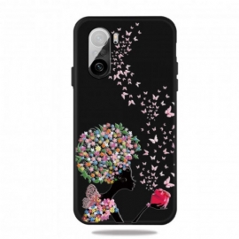 θηκη κινητου Xiaomi Mi 11i 5G / Poco F3 Γυναίκα Με Λουλούδια