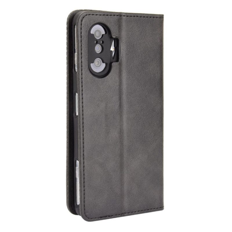 θηκη κινητου Xiaomi Mi 11i 5G / Poco F3 Θήκη Flip Στυλιζαρισμένο Vintage Δερμάτινο Εφέ