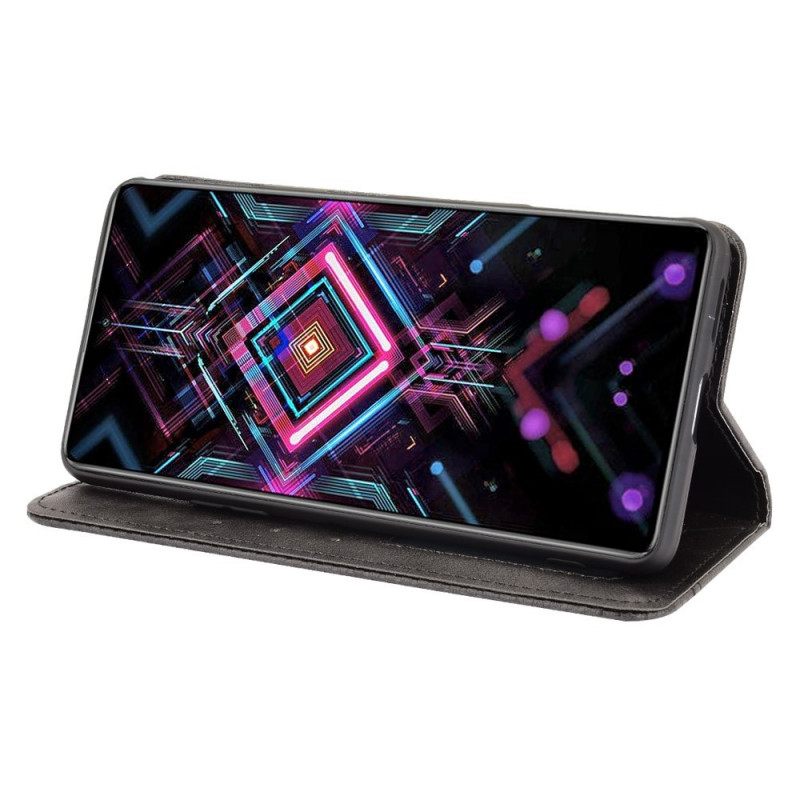 θηκη κινητου Xiaomi Mi 11i 5G / Poco F3 Θήκη Flip Στυλιζαρισμένο Vintage Δερμάτινο Εφέ