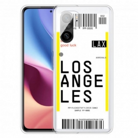 Θήκη Xiaomi Mi 11i 5G / Poco F3 Κάρτα Επιβίβασης Για Λος Άντζελες