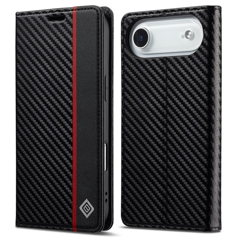 Δερματινη Θηκη iPhone Air Lc.imeeke Από Ίνες Άνθρακα Σιλικόνης