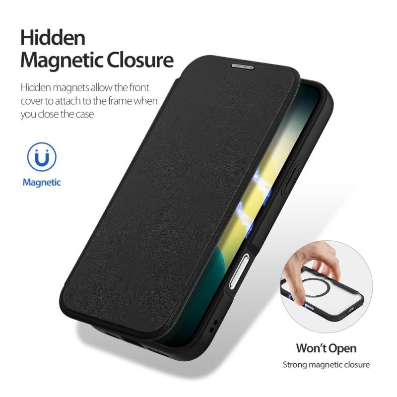 Δερματινη Θηκη iPhone Air Magsafe Skin X Pro Series Dux Ducis Σιλικόνης