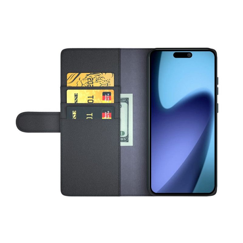 Δερματινη Θηκη iPhone Air Πορτοφόλι Από Γνήσιο Δέρμα Σιλικόνης